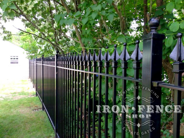 Which requires more maintenance - iron fence or aluminum fence?
