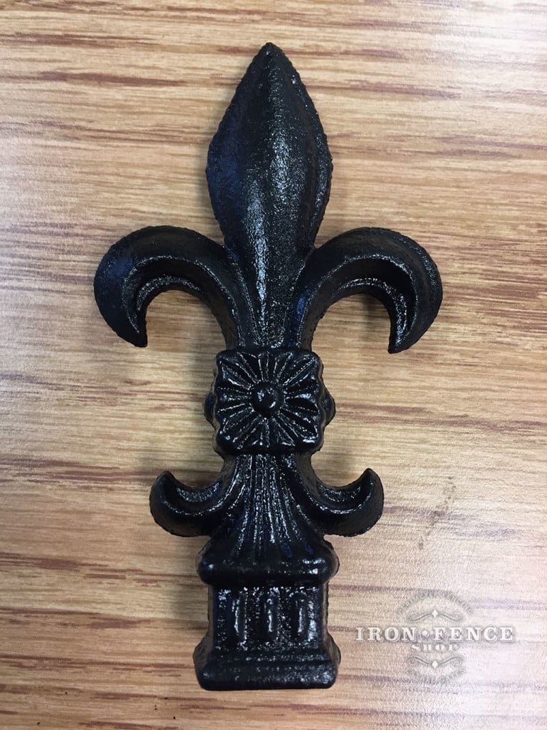 Fleur De Lis #2 Cast Iron Finial Tip