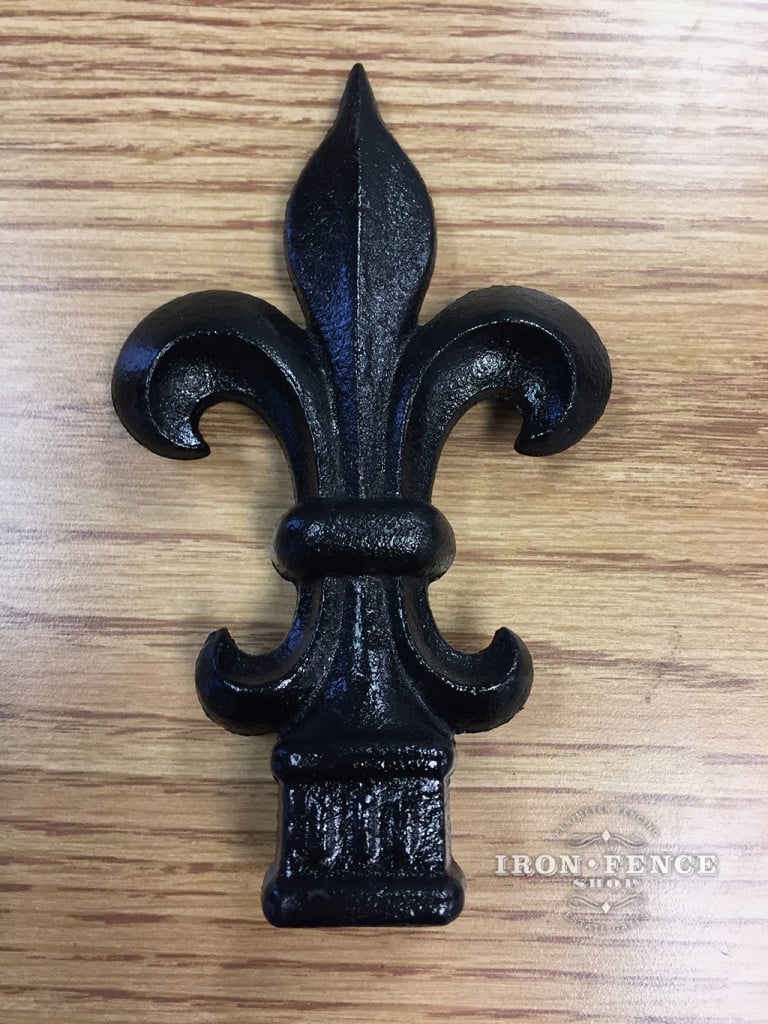 Fleur De Lis #1 Cast Iron Finial Tip