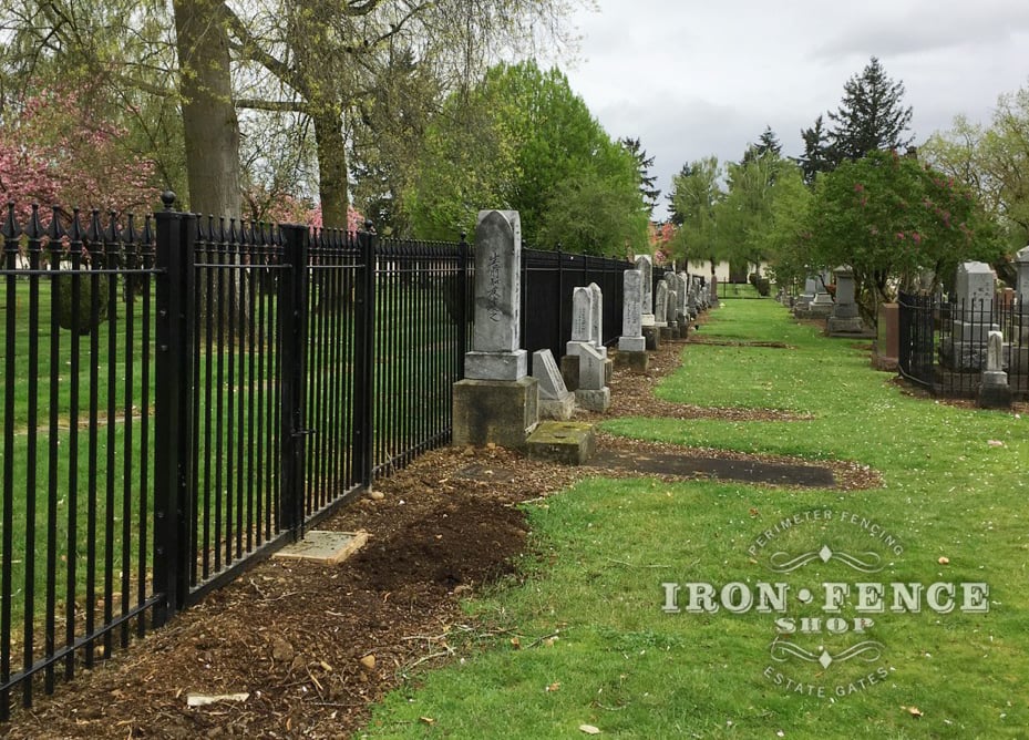 Wrought Iron Fence is a Popular Choice for Protecting Cemeteries