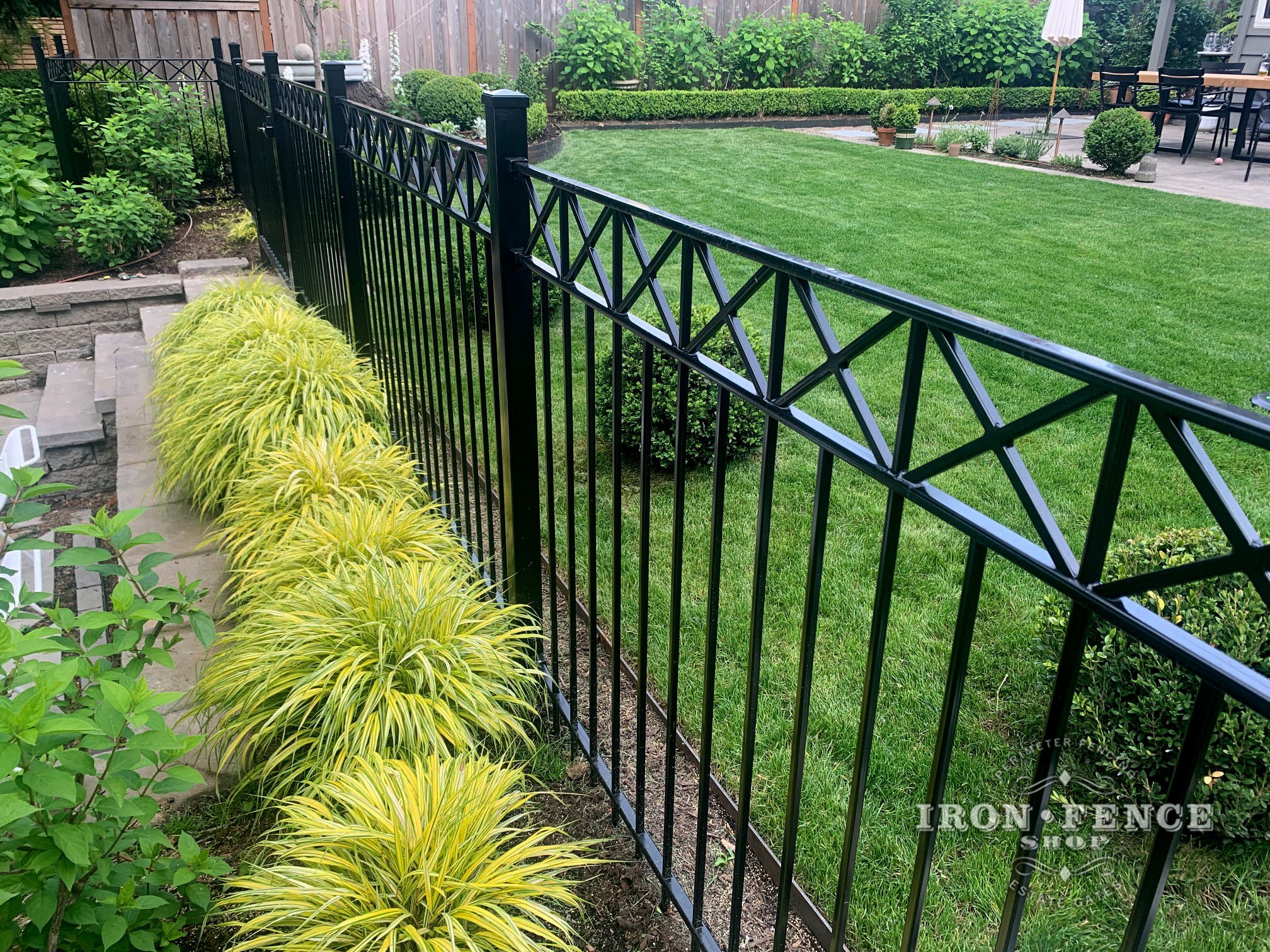 Stronghold Iron Fence in Custom Designed Style