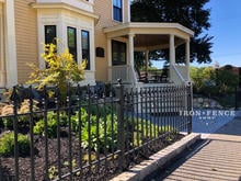 3ft Tall Stronghold Wrought Iron Fence in Classic Style and Signature Grade